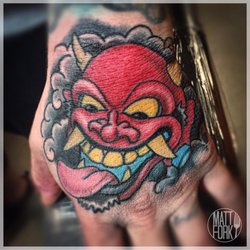 Redbird Electric Tattooing - Hannya by Matt Forkenbrock