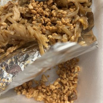 Thai Stellar - Peanuts under the foil-pad Thai to go - Salad Near Me - Pearland, Texas