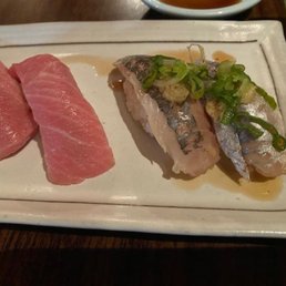 Chu toro & Spanish Mackerel Chu toro & Spanish Mackerel