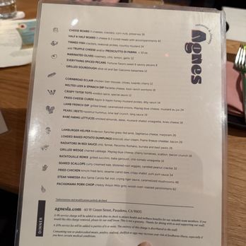 Agnes Restaurant & Cheesery - Menu - Cheese Shops Near Me - Pasadena, California Agnes Restaurant & Cheesery - Menu - Cheese Shops Near Me - Pasadena, California