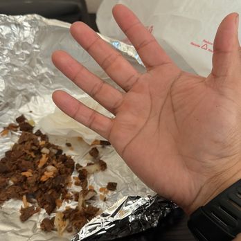 Fredy's Tacos - Hand oil free after finishing the whole thing - Mexican Near Me - Ontario, California