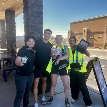 Dutch Bros Coffee - Handing out stickers and ready to rock! - Juice Bars & Smoothies Near Me - Tucson, Arizona