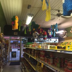 Villalobos Market - Inside the market. Piñatas!