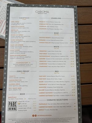 Menu photo 2 Chroma Modern Bar + Kitchen Orlando, FL