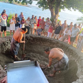 Mauna Kea Luau - Digging pig out of cooking pit - Performing Arts Near Me - Kohala, Hawaii Mauna Kea Luau - Digging pig out of cooking pit - Performing Arts Near Me - Kohala, Hawaii