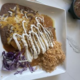 Patty's Grilled Chicken Enchiladas