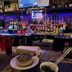 Thai 5 Restaurant Sushi & Bar - Duck fried rice mushroom soup sashimi