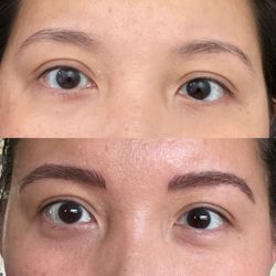The Brow Fox - Before and 10 hours after first session