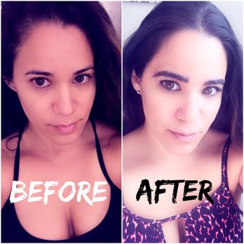 The Beauty Factorie - This was the day before and the day after microblading... - Makeup Artists Near Me - Orlando, Florida The Beauty Factorie - This was the day before and the day after microblading... - Makeup Artists Near Me - Orlando, Florida