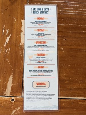 Menu photo 3 Bob's Place Avon, CO Menu photo 3 Bob's Place Avon, CO