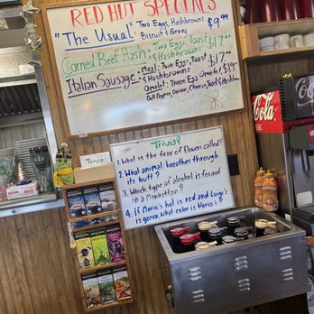 Red Hut Cafe Nevada - Special board I ain't lion good food t-shirts and great tahoe swag. - American Near Me - Stateline, Nevada Red Hut Cafe Nevada - Special board I ain't lion good food t-shirts and great tahoe swag. - American Near Me - Stateline, Nevada