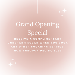 Grand Opening Special now through December 15th, 2022