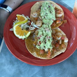Shrimp tostadas Shrimp tostadas