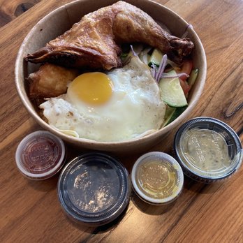 Non’s Kitchen - Waterfall chicken w rice, salad, egg - Bubble Tea Near Me - Anaheim, California Non’s Kitchen - Waterfall chicken w rice, salad, egg - Bubble Tea Near Me - Anaheim, California