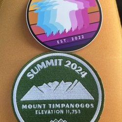 Timpanogos Hiking - Patch and sticker
