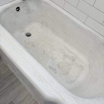 Tub Guy - All grinding completed and ready for application. - Refinishing Services Near Me Tub Guy - All grinding completed and ready for application. - Refinishing Services Near Me