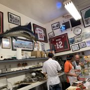 Photo of Swan Oyster Depot - San Francisco, CA, United States. Inside decor