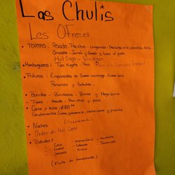 Las Chulis - Kind of a menu