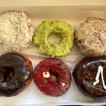 Stan's Donuts & Coffee - Coconut cake, lemon pistachio, lemon espresso, vegan chocolate glazed, red velvet, Nutella. - Donuts Near Me - Chicago, Illinois Stan's Donuts & Coffee - Coconut cake, lemon pistachio, lemon espresso, vegan chocolate glazed, red velvet, Nutella. - Donuts Near Me - Chicago, Illinois