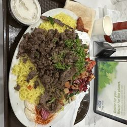 Jerusalem Shawarma - Beef Shawarma Plate
