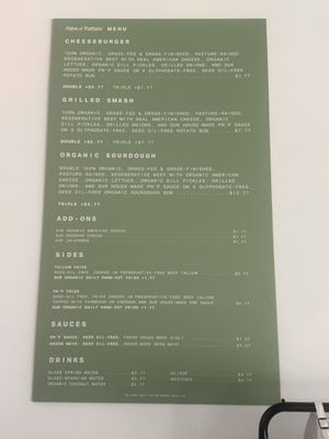 Menu photo 1 Palms n' Patties Los Angeles, CA