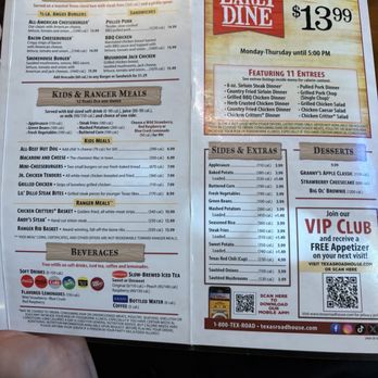 Texas Roadhouse - Menu - Steakhouses Near Me - Flagstaff, Arizona Texas Roadhouse - Menu - Steakhouses Near Me - Flagstaff, Arizona