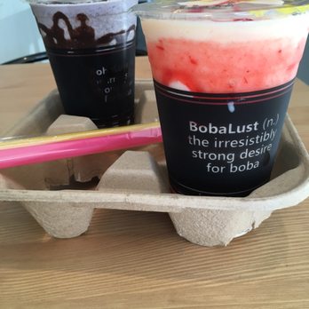 BobaLust Tea House - Purple Galaxy (yet to try) and couldn't wait for the cuddles on the beach! Mmm so good - Bubble Tea Near Me - Tukwila, Washington