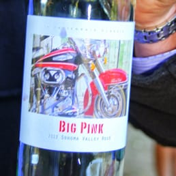 Don't think about leaving this winery without trying Big Pink! Named after the owner's faded red Harley. Don't think about leaving this winery without trying Big Pink! Named after the owner's faded red Harley.