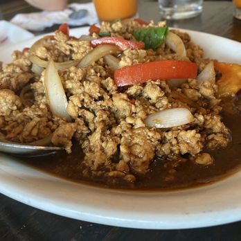 Palm Thai Bistro - Sautéed ground chicken basil - Thai Near Me - Fairfield, California