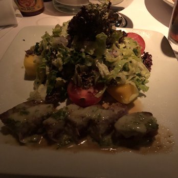 Palm Beach Grill - Ahi Tuna Salad Stand-outs of the salad were the mango, avocado, and tuna. - New American Near Me - Palm Beach, Florida Palm Beach Grill - Ahi Tuna Salad Stand-outs of the salad were the mango, avocado, and tuna. - New American Near Me - Palm Beach, Florida