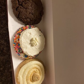 Crumbl - Sunset Valley - Brownie batter, funfetti cheesecake, and golden oreo - Bakeries Near Me - Austin, Texas