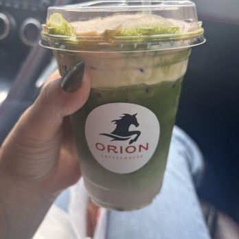 Orion Coffeehouse - Matcha summer special ... sweet girl working. Yummy pressed Sammie's. Perfect to grab before the ferry - Coffee & Tea Near Me - Bremerton, Washington Orion Coffeehouse - Matcha summer special ... sweet girl working. Yummy pressed Sammie's. Perfect to grab before the ferry - Coffee & Tea Near Me - Bremerton, Washington