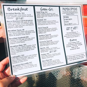 El Green-Go's - Menu - Food Trucks Near Me - Anchorage, Alaska
