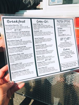 Menu photo 2 El Green-Go's Anchorage, AK Menu photo 2 El Green-Go's Anchorage, AK