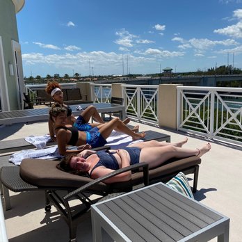 Wyndham Grand Jupiter at Harbourside Place - Now this is a balcony! - Hotels Near Me - Jupiter, Florida