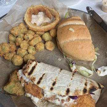 Fisherman's Corner - Fish taco, hamburger, fried okra and hush puppies - Cajun/Creole Near Me - Pensacola, Florida