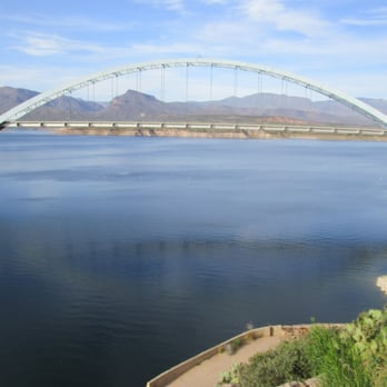 Apache Trail Scenic Byway - Roosevelt Lake Bridge - Local Flavor Near Me - Apache Junction, Arizona