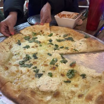 Di Fara Pizza Tavern - White pie - Pizza Near Me - Cary, North Carolina Di Fara Pizza Tavern - White pie - Pizza Near Me - Cary, North Carolina