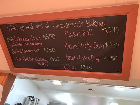 Menu photo 3 Cinnamon's Bakery Estes Park, CO