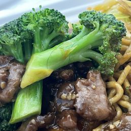 A strand of hair tangled in my broccoli