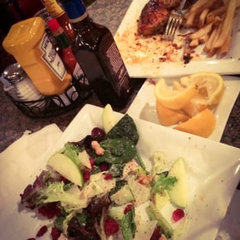 Marilyn's Cafe - Waldorf Salad and Tuesday special 1/2lb ribs & 1/2lb chicken with 2 orders of fries - Diners Near Me - Las Vegas, Nevada