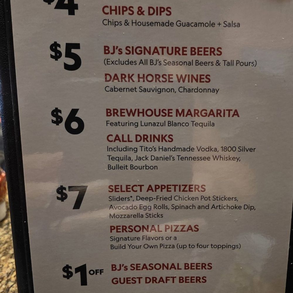 BJ's Restaurant & Brewhouse - Pizza Near Me - Menifee, California BJ's Restaurant & Brewhouse - Pizza Near Me - Menifee, California
