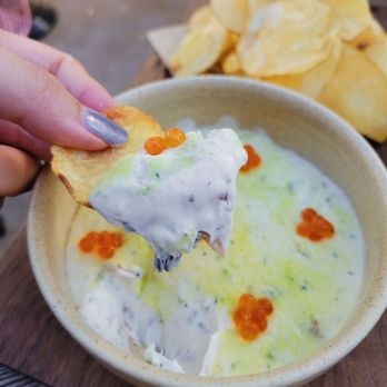 Campfire - Chips and dip. Salty  Ig @josieinflavortown - New American Near Me - Carlsbad, California