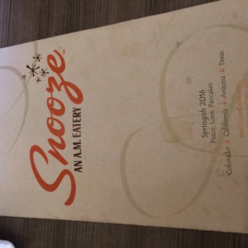 Snooze, an A.M. Eatery - Breakfast & Brunch Near Me - Boulder, Colorado