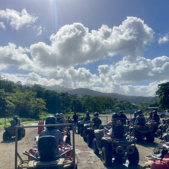 Carabali Rainforest Park - Assemble area getting ready the start the ATV route. - Horseback Riding Near Me - Luquillo, Puerto Rico Carabali Rainforest Park - Assemble area getting ready the start the ATV route. - Horseback Riding Near Me - Luquillo, Puerto Rico