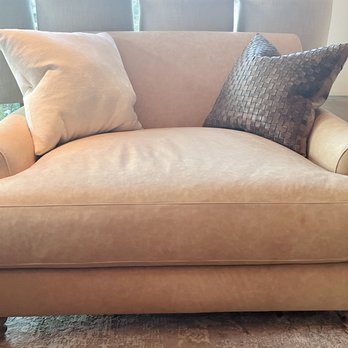 The Portico Collection - After - We chose a cream colored leather - Furniture Reupholstery Near Me - Los Angeles, California The Portico Collection - After - We chose a cream colored leather - Furniture Reupholstery Near Me - Los Angeles, California