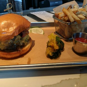 Hide - Double bacon burger and fries for $5 during Happy Hour?! WTF! - Cocktail Bars Near Me - Dallas, Texas