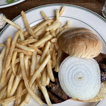The Old Fashioned - Bratwurst sandwich and fries - American Near Me - Madison, Wisconsin