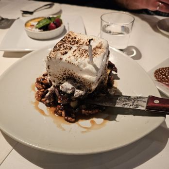 Perry's Steakhouse & Grille - Grapevine - Bread pudding with marshmallows - Seafood Near Me - Grapevine, Texas Perry's Steakhouse & Grille - Grapevine - Bread pudding with marshmallows - Seafood Near Me - Grapevine, Texas