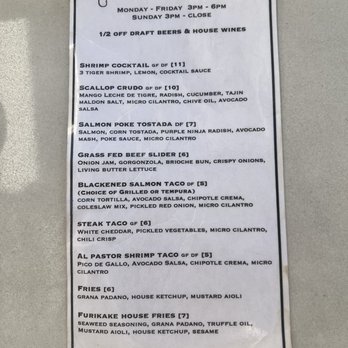 The Hook & Plow - Happy hour menu as of Sept 2026 - Seafood Near Me - Manhattan Beach, California The Hook & Plow - Happy hour menu as of Sept 2026 - Seafood Near Me - Manhattan Beach, California